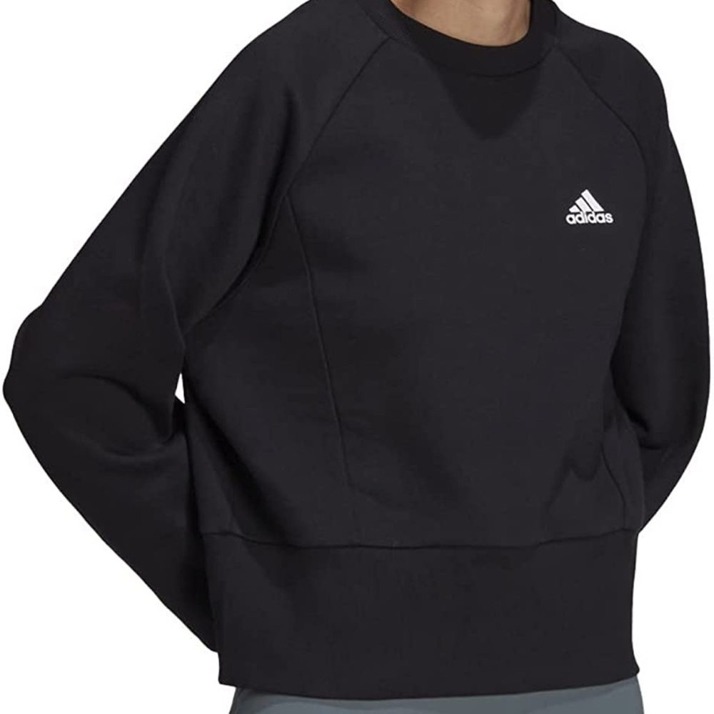 adidas Women’s Studio Fleece Sweatshirt